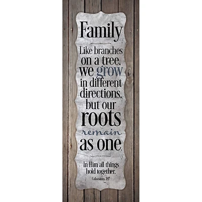 New Horizons Family-Like Branches On A Tree Wood Plaque
