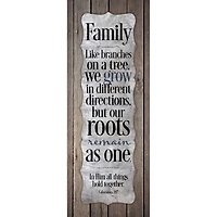 New Horizons Family-Like Branches On A Tree Wood Plaque