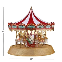 Mr. Christmas 17" Animated Sparkle Carousel