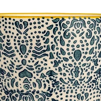 Hello Honey® 5" Flower Print Stoneware Mug Set