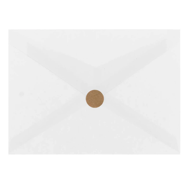 JAM Paper Brown Kraft Circle Label Stickers