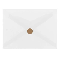 JAM Paper Brown Kraft Circle Label Stickers