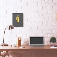 Stupell Industries Dick Tracy Wall Art in Black Frame