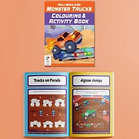 Hinkler Pull-Back and Go Monster Trucks Floor Puzzle