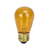 Transparent Incandescent S14 Replacement Christmas Bulbs