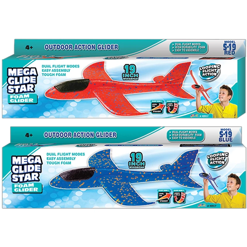 Assorted Radical Sky Mega Glide Star Plane
