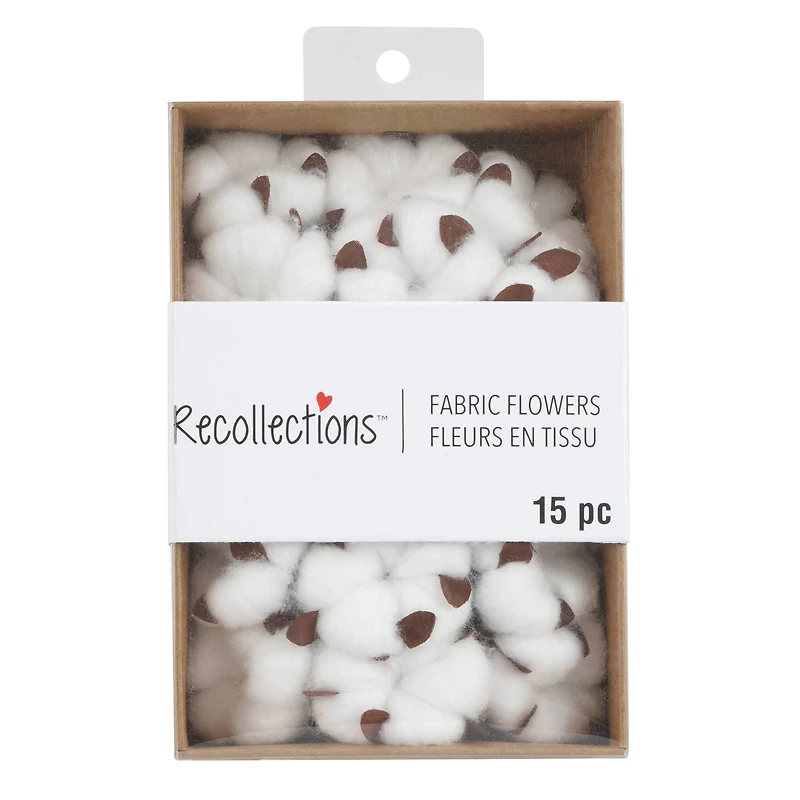12 Packs: 15 ct. (180 total) Paper Cotton Embellishments by Recollections™