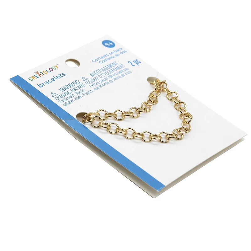 Gold Chain Bracelets by Creatology™