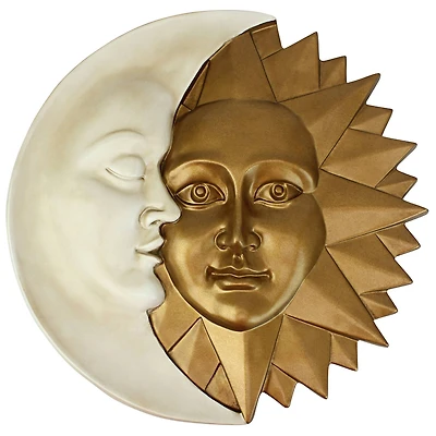 Design Toscano 15.5" Celestial Harmony Sun & Moon Wall Sculpture