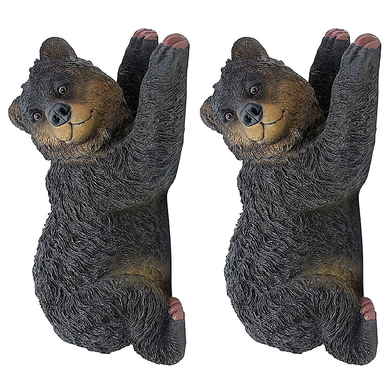 Design Toscano 13" Yonva the Climbing Bear Sculptures, 2ct.