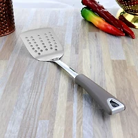 Martha Stewart Gray Stainless Steel Slotted Turner