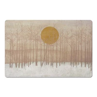Golden Landscape Floor Mat