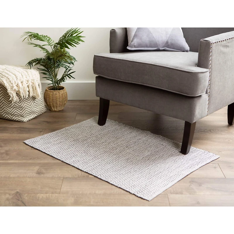 DII® Gray Diamond Recycled Yarn Rug, 2ft. x 3ft.