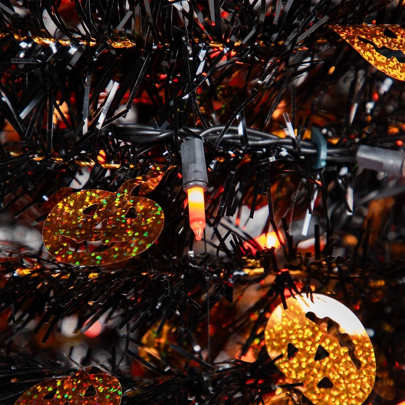 6ft. Fall Harvest Pop Up Artificial Thanksgiving Tree with Pumpkins