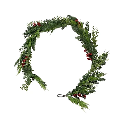 6ft. Pine & Red Berry Garland by Ashland®