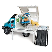 Dickie Toys Light & Sound Iveco Animal Rescue Playset