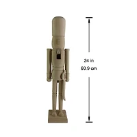 24" Soldier with Saber DIY Pinewood Nutcracker by Make Market®