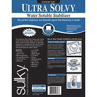 Sulky® Ultra Solvy™ Water-Soluble Stabilizer, 19.5" x 3yd.