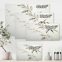 Designart - Retro Drawing of Flowers III