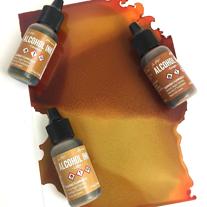 6 Packs: 3 ct. (18 total) Tim Holtz® Alcohol Ink Set, Cabin Cupboard