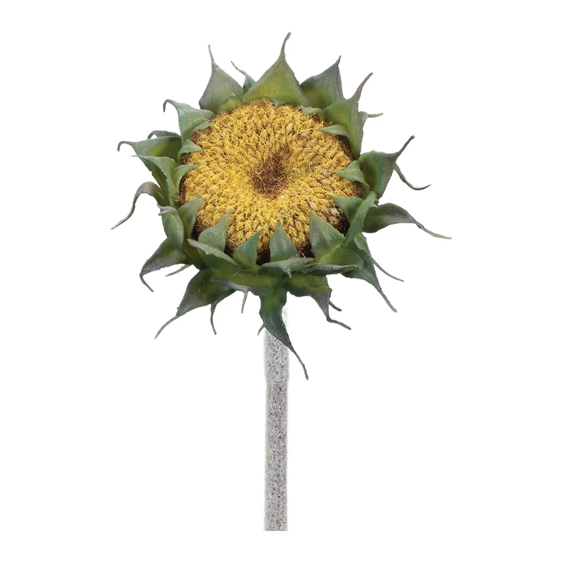 23.75" Yellow Sunflower Stem, 6ct.