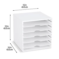 16" White Modular 5-Panel Cube by Simply Tidy®