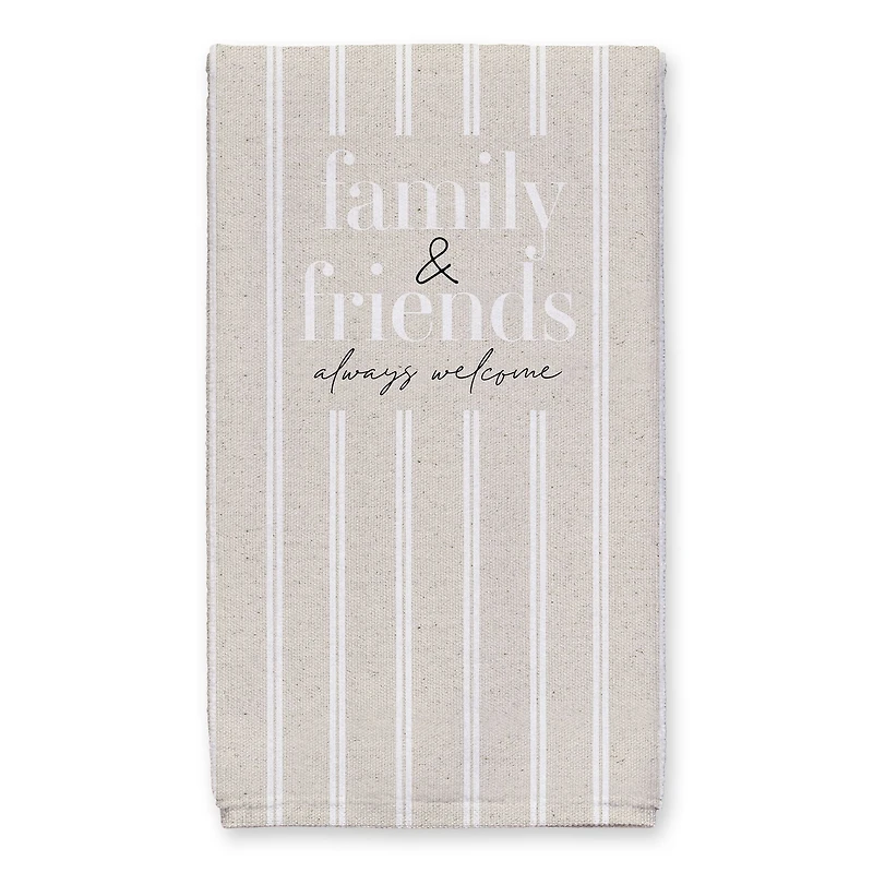Family & Friends Always Welcome Tea Towel Set