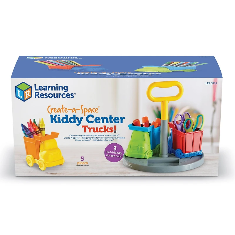 Learning Resources Create-a-Space Kiddy Caddy: Trucks
