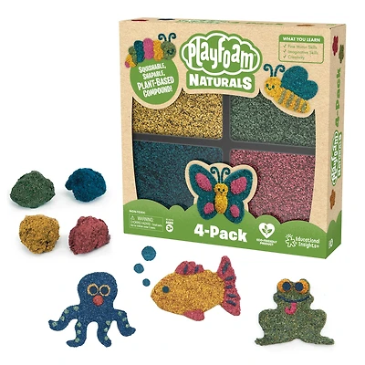 Educational Insights Playfoam Naturals 4-Pack