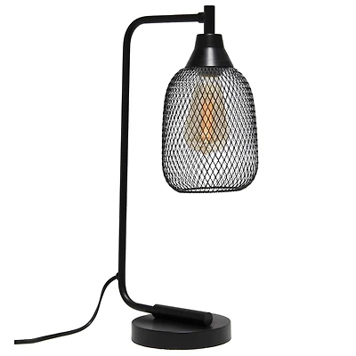 Lalia Home 19" Industrial Mesh Desk Lamp