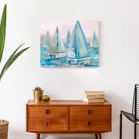 Out In The Bay 20" x 16" Canvas Wall Art