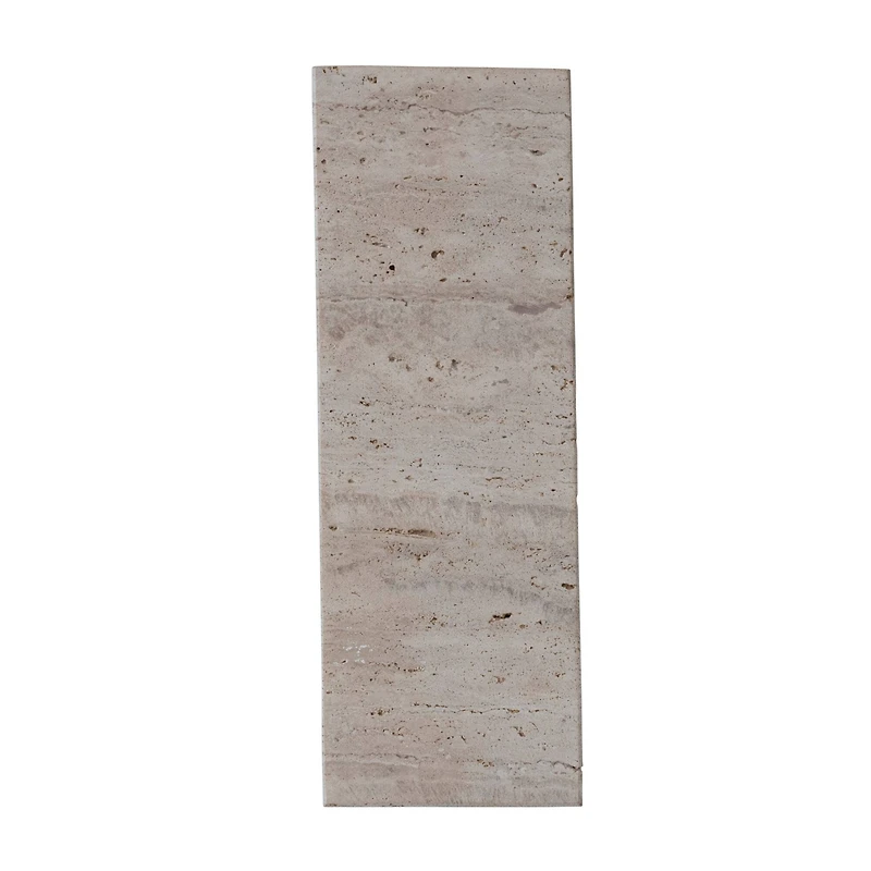 Hello Honey® Beige Scandinavian Travertine Footed Charcuterie Board
