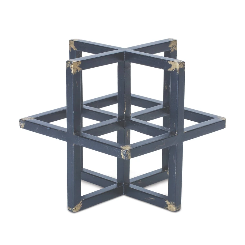 Modern Metal Star Sculpture Set