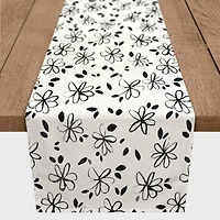 Floral Pattern Indoor/Outdoor Table Runner