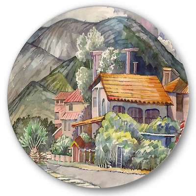 Designart - Greek Landscape Off The Coast Of The Aegean Sea