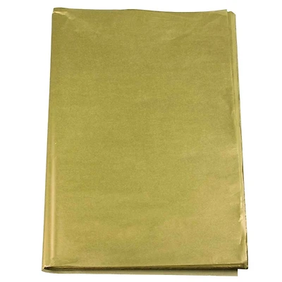 JAM Paper Gold Gift Wrapping Tissue Paper, 100 Sheets