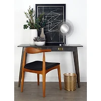 CosmoLiving by Cosmopolitan 10" Geometric Gold Glam Small Waste Bin