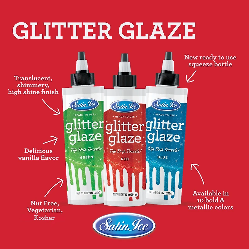 Satin Ice® Glitter Glaze
