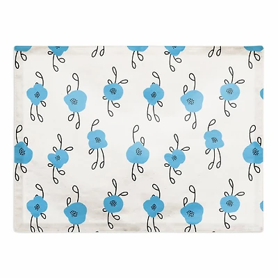 Blue Blooms Cotton Twill Placemat