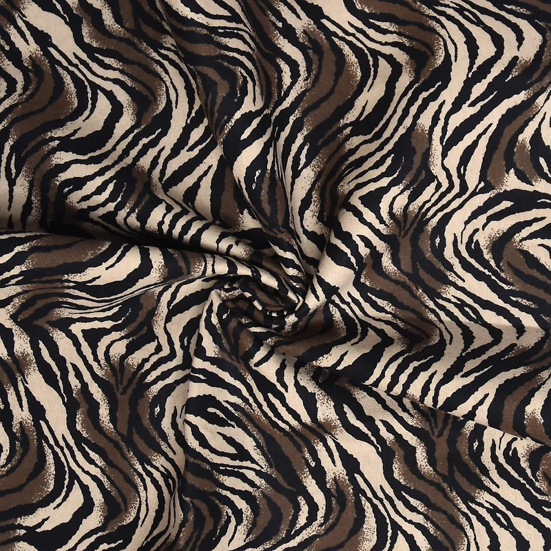 Feldman Tiger Print Cotton Flannel