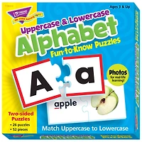 Trend Enterprises® Uppercase/Lowercase Alphabet Fun-to-Know Puzzles