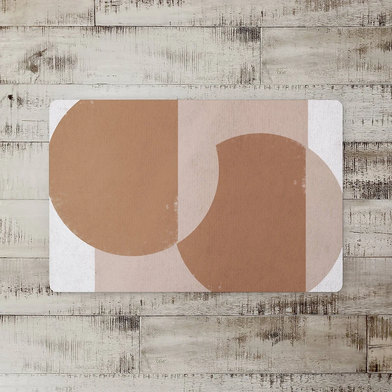 Cut Out Circles 27" x 18" Floor Mat