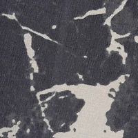 DII® Medium Round Marble Black Polyester Bin