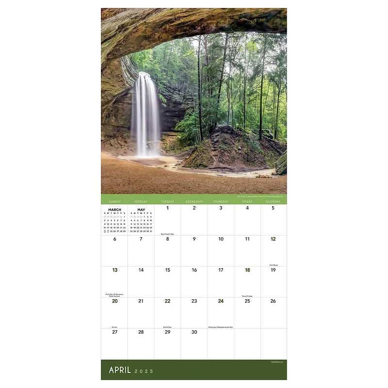 TF Publishing 2025 Ohio Wall Calendar