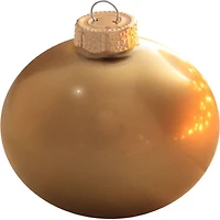Whitehurst 40ct. 1.5" Gold Metallic Glass Ball Ornaments