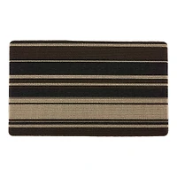 Neutral Stripe Tufted Loop Textilene Mat
