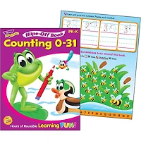 Trend Enterprises® Counting & Mazes Reusable Books & Crayons Set