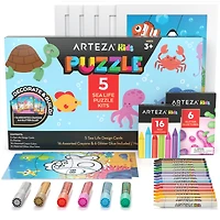 Arteza® Kids Sea Life Jigsaw Puzzle Set, 32 pcs