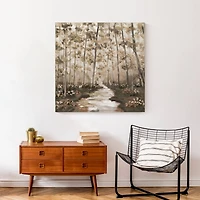 Tree Lined Path 30" x 30" Canvas Wall Art