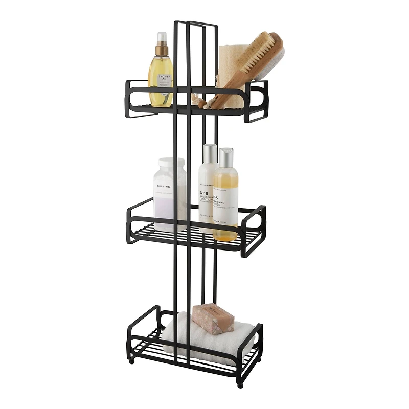 Elle Décor Noir Black 3 Tier Spa Tower